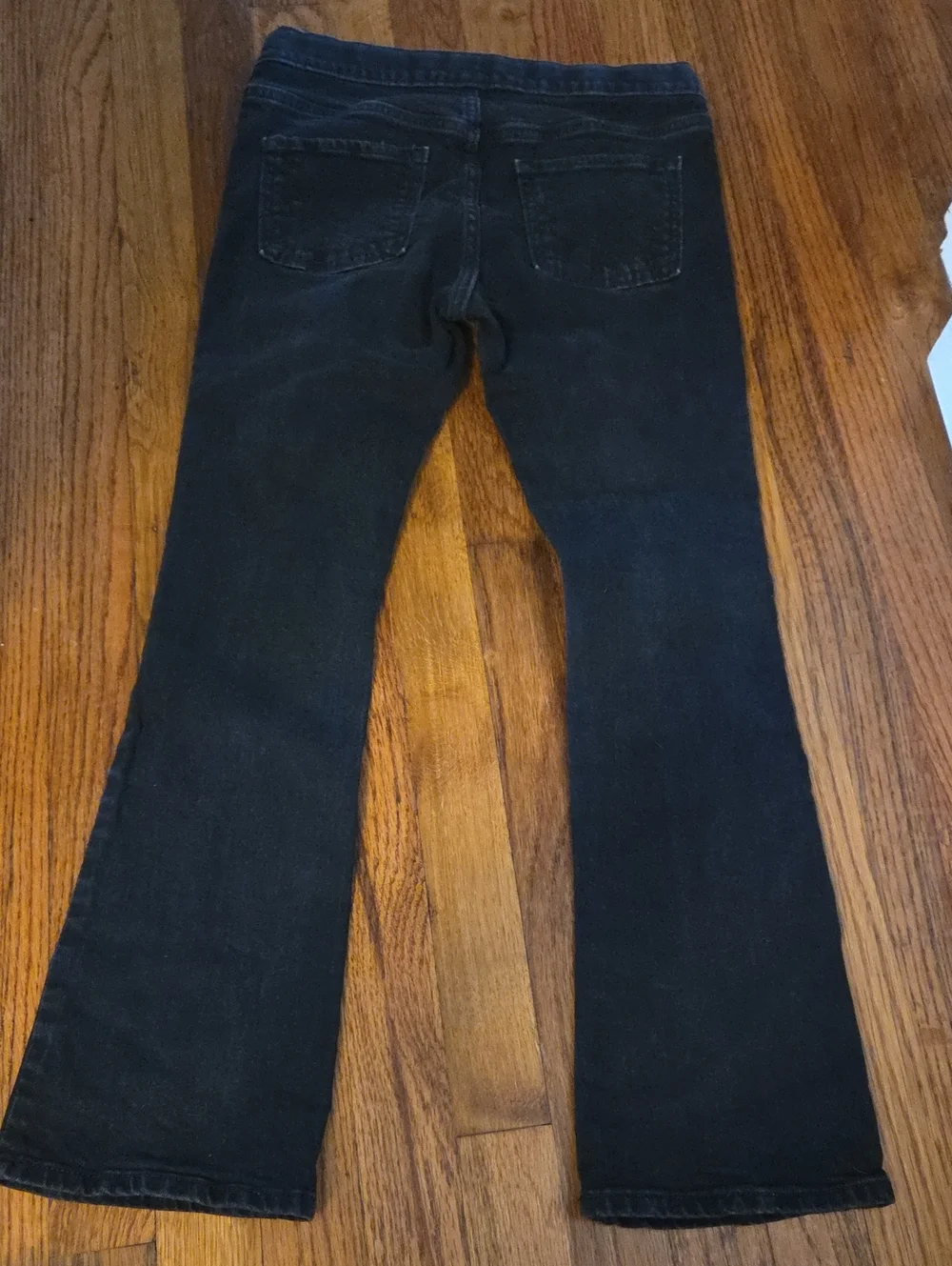 Old Navy Girl’s Boot-cut Jeans Trio - Light Blue, Medium Blue & Black XL (14-16)